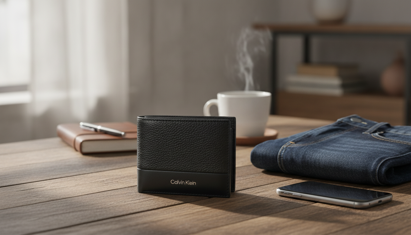Calvin Klein Men’s Leather Wallet: Slim, Classic Carry