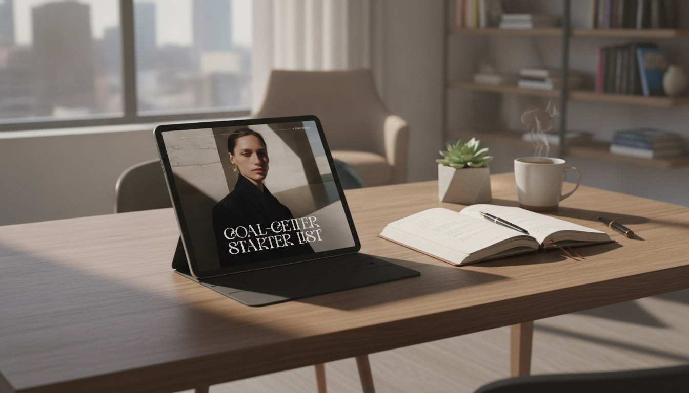Goal-Getter Starter List: 30-Day Plan for Clear Goals