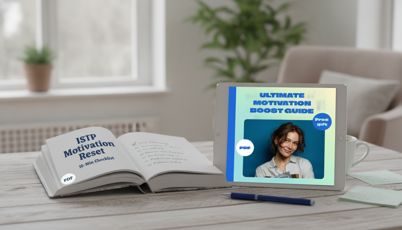 ISTP Motivation Reset: 10-Min Checklist + Printable PDF