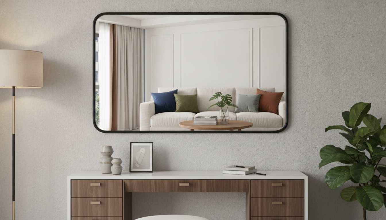Rectangle Wall Mirror Tips: Size, Placement & Hanging