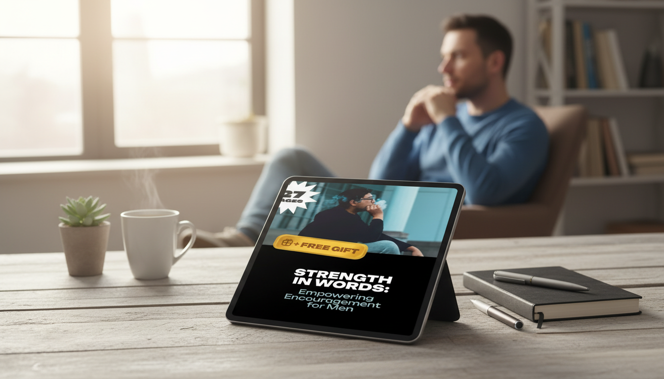 Strength in Words: Encouragement for Men’s Confidence