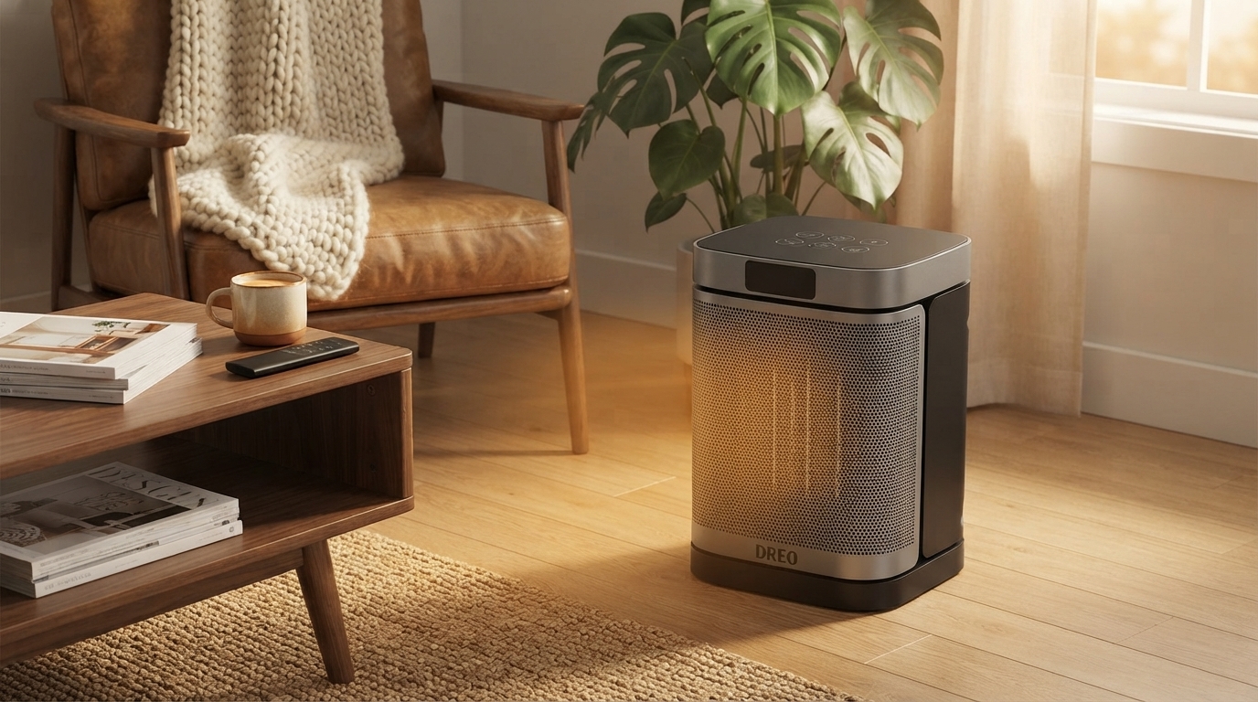 1500W Oscillating Space Heater With Remote & Thermostat