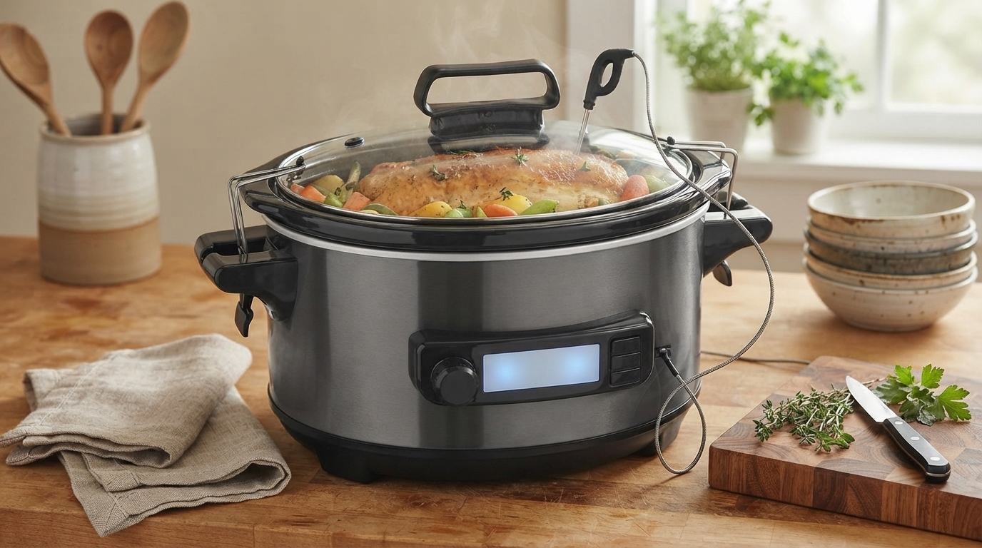 6-Quart Digital Programmable Slow Cooker: Set-and-Serve Meals
