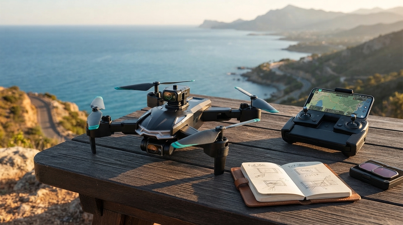 8K GPS Dual-Camera Drone: Setup Tips & Shot Ideas